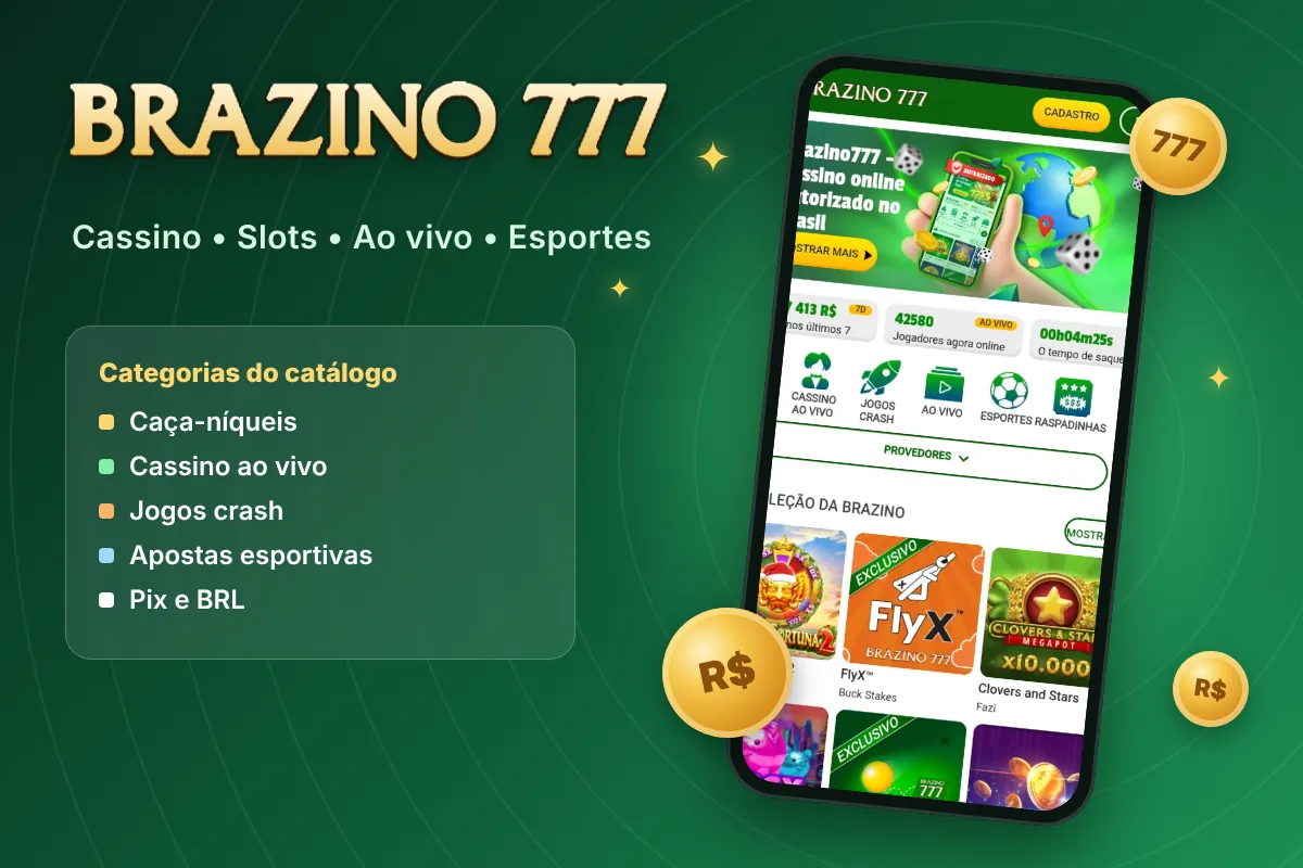 Brazino777 Cassino Brasil: jogos, slots e apostas no celular