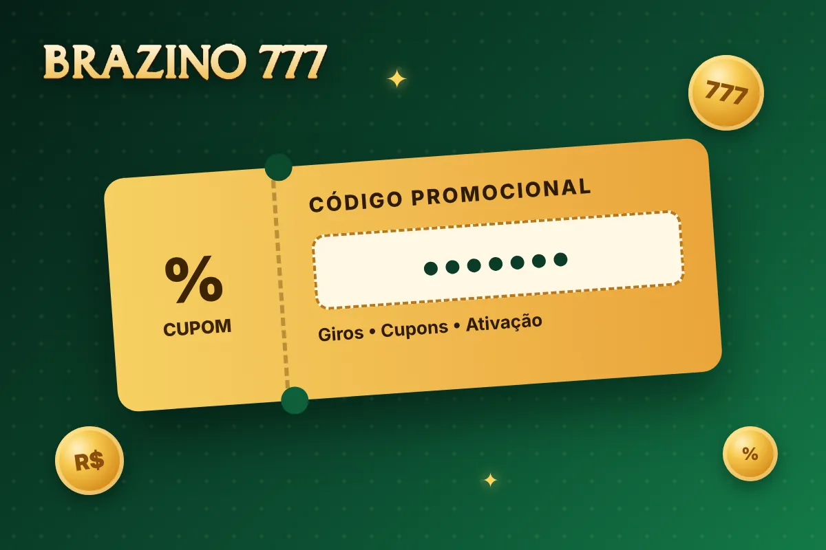 Código promocional Brazino777: cupom e ativação